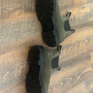 Blundstone Olive Ankle Boots